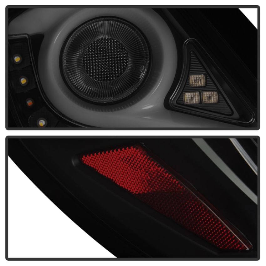 SPYDER 5086440 LED Tail Lights - Black Smoke