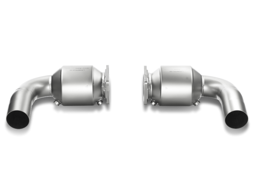Akrapovic L-PO997TFLS-100 Link pipe set (100 cpsi cats, Titanium)