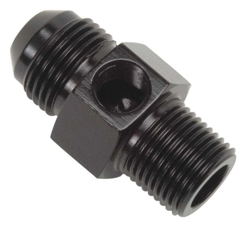 Russell 670063 Performance -6 AN Flare to 3/8in Pipe Pressure Adapter (Black)