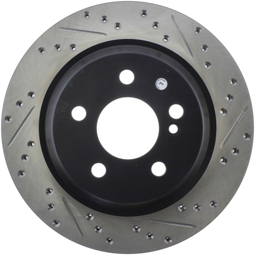 Stoptech 127.35063L Slotted & Drilled Sport Brake Rotor