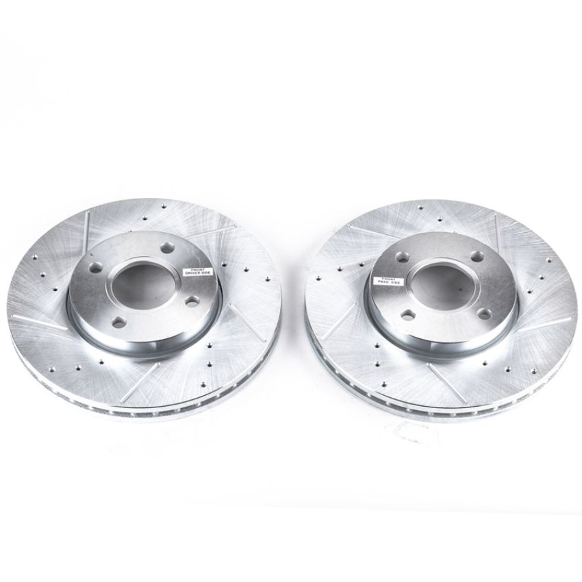 PowerStop AR8170XPR PowerStop Evolution Performance Drilled, Slotted & Plated Brake Rotor Pair