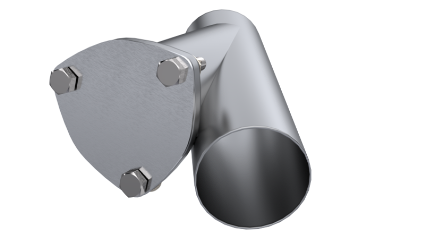 QTP 10300 3in Weld-On QTEC Exhaust Cutout Y-Pipe