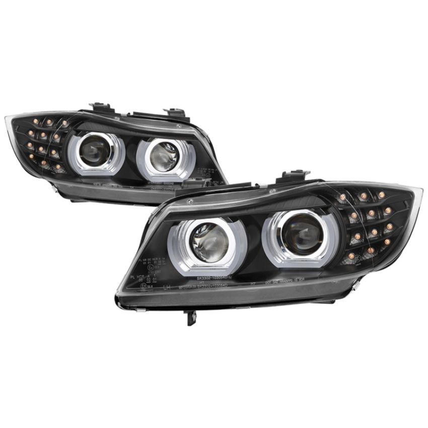 SPYDER 5086495 Projector Headlights - AFS Function Disable - LED Turn Signal - Black