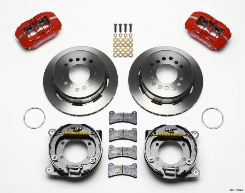 Wilwood 140-11399-R Dynapro Low-Profile 11.00in P-Brake Kit - Red 93-97 Camaro/Firebird 2.75in Offset