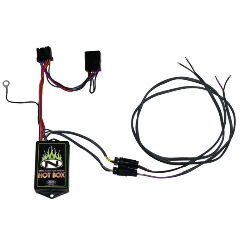 NAMZ NHB-B02 99-03 V-Twin Sportster Plug-N-Play Hot Box Fender Harness w/Saddlebag Pigtails (Run/Brake/Turn)