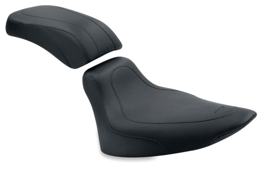 Mustang Motorcycle 76187 Mustang 84-06 Harley Standard Rear Tire Harley Tripper Passenger Seat - Black