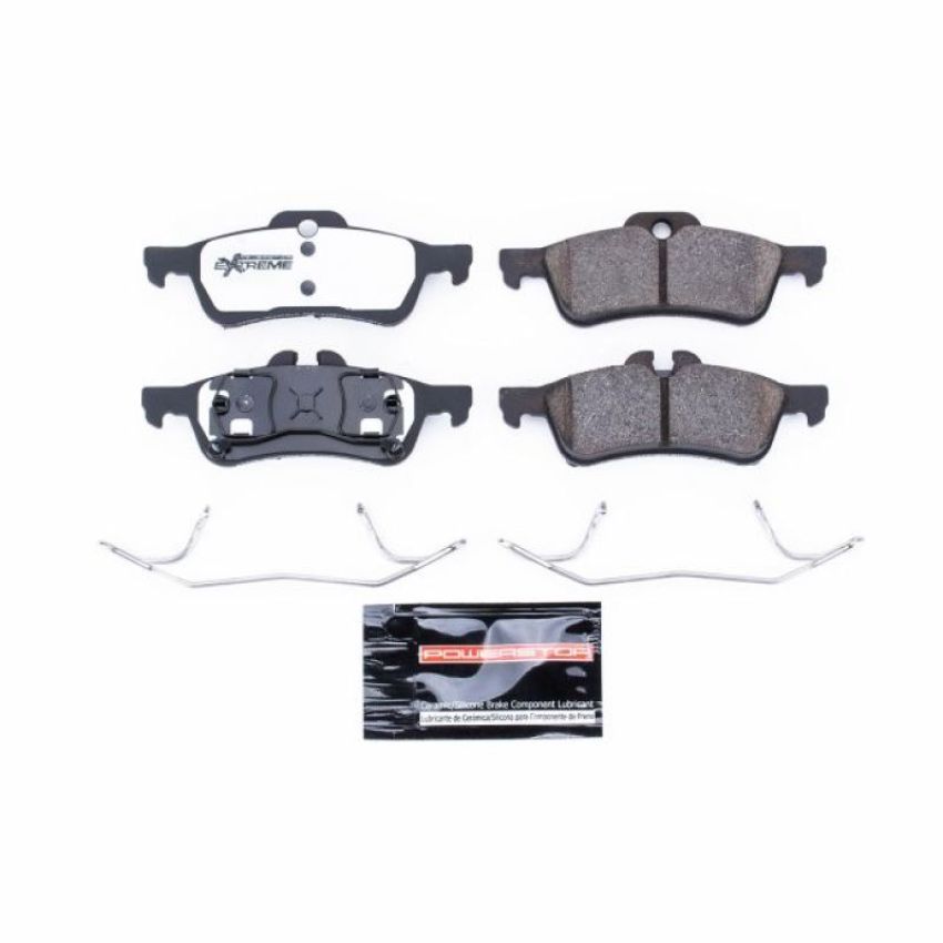 PowerStop Z26-1060 PowerStop - Z26 Performance Carbon-Fiber Ceramic Brake Pads with Hardware Kit