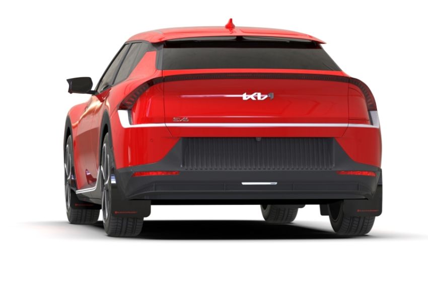 Rally Armor MF91-UR-BLK-RD Black Mud Flap/Red Logo