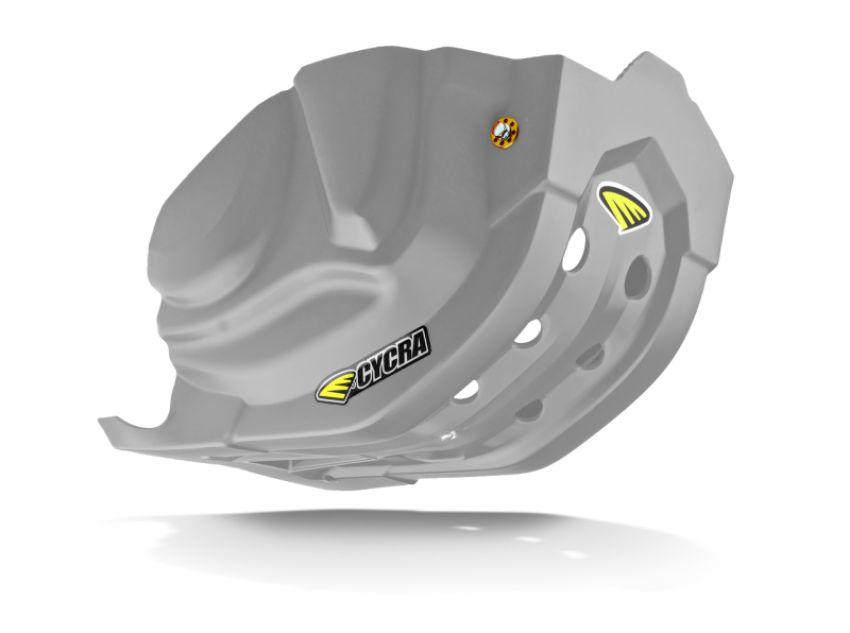 Cycra 1CYC-6238-80 17-20 Honda CRF450R/RX Full Combat Skid Plate - Grey