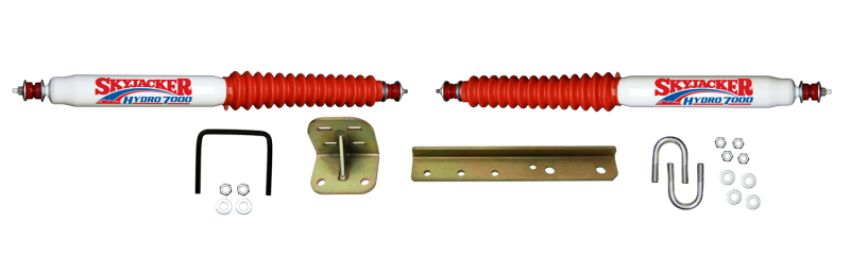 Skyjacker 7200 DUAL STAB KT WHITE W/RED BO