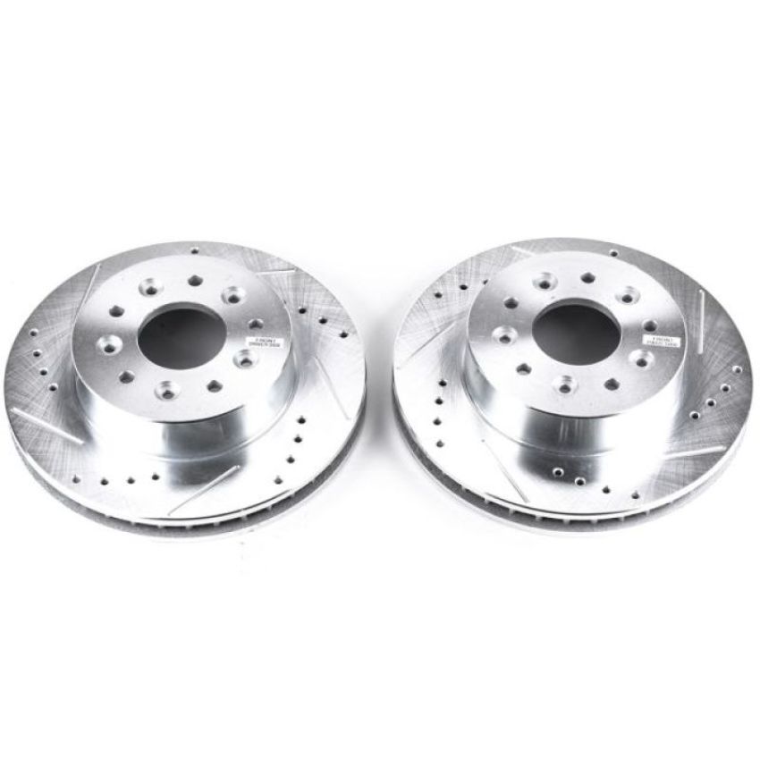 PowerStop AR8210XPR PowerStop Evolution Performance Drilled, Slotted & Plated Brake Rotor Pair