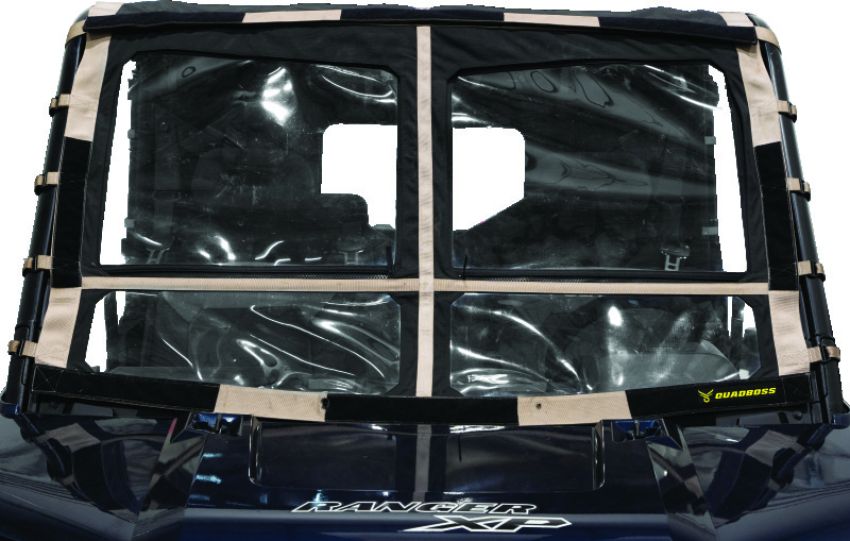 QuadBoss 375790 15-19 Polaris Ranger 1000 Diesel Soft Windshield