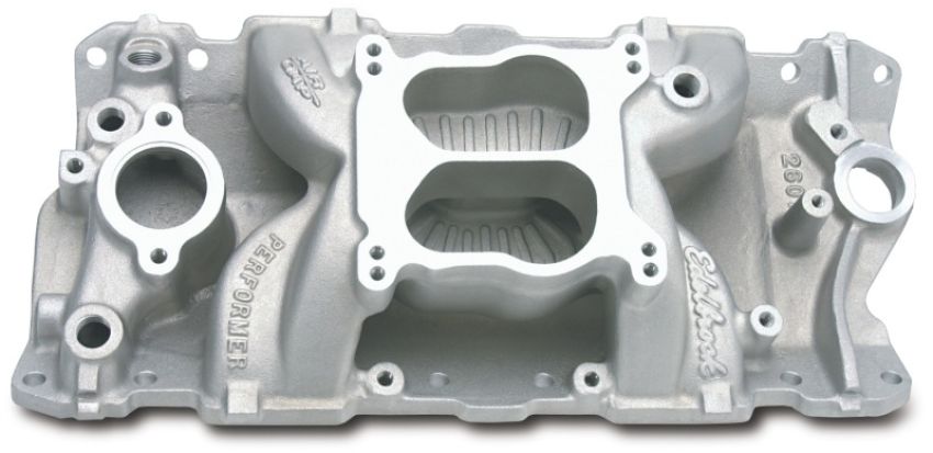 EDELBROCK EDE2601 SBC Performer Air Gap Manifold - 262-400