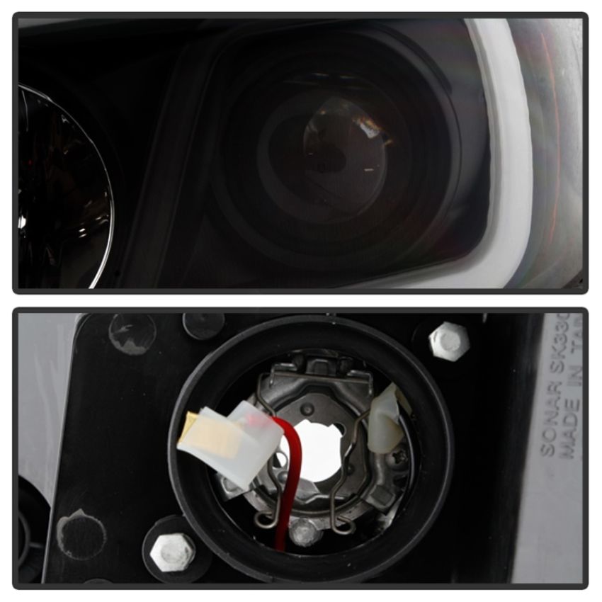 SPYDER 5086679 Projector Headlights - Light Bar - Black