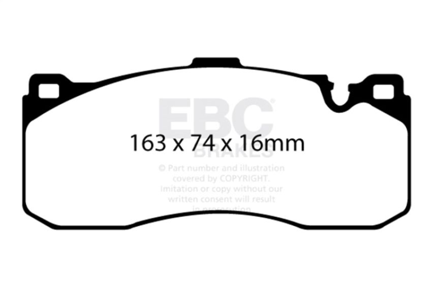 EBC Brakes DP31995C Redstuff Ceramic Low Dust Brake Pads