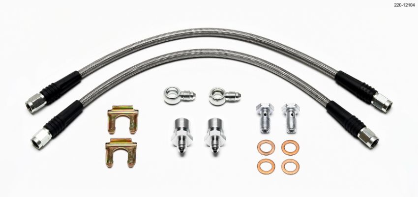 Wilwood 220-12104 Flexline Kit D52 Caliper 14in w/ Banjo 10mm -3/8-24 Chassis