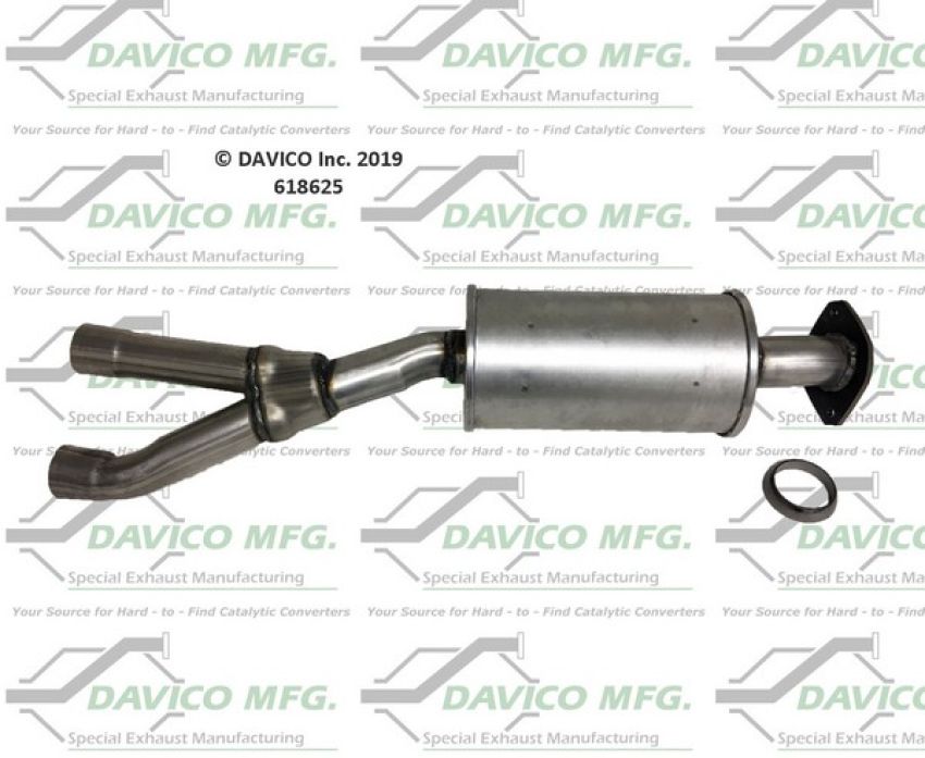 Davico Mfg 618625 Direct fit Muffler