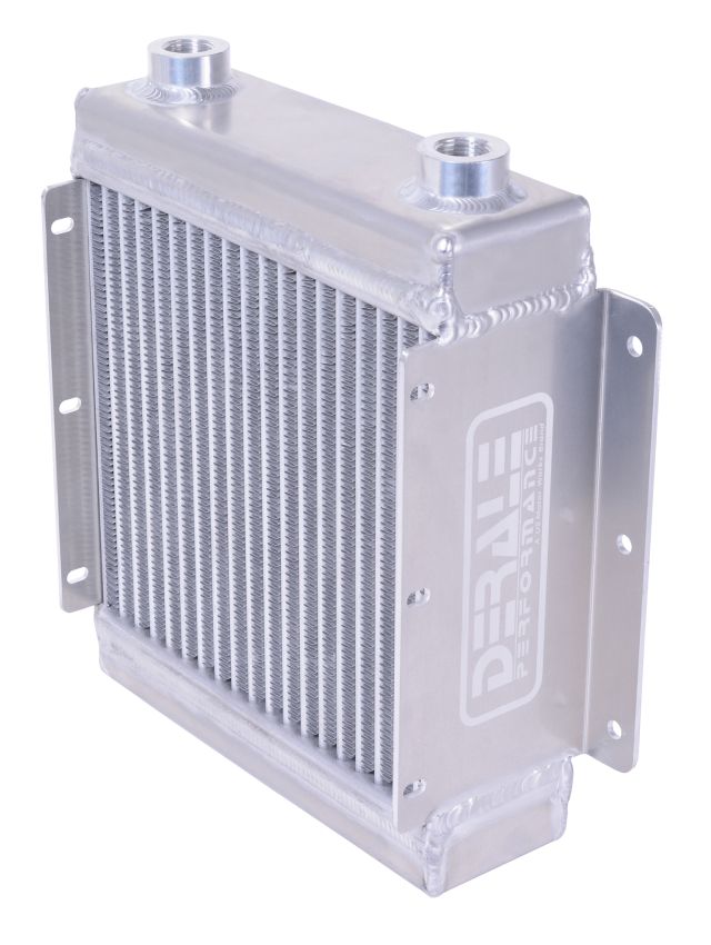 Derale 61878 18 Row Hi-Flow Racing Remote Fluid Cooler, 7/8-14 UNF O-ring