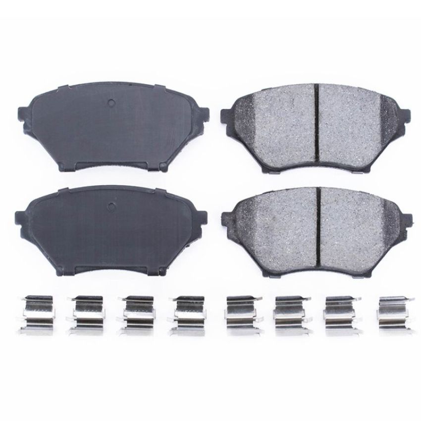PowerStop 17-890 PowerStop - Z17 Low-Dust Ceramic Brake Pads with Hardware