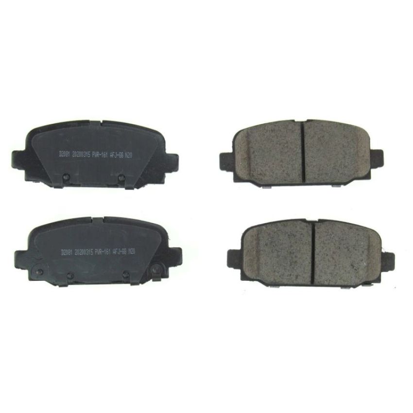 PowerStop 16-2081 PowerStop - Z16 Low-Dust Ceramic Brake Pads
