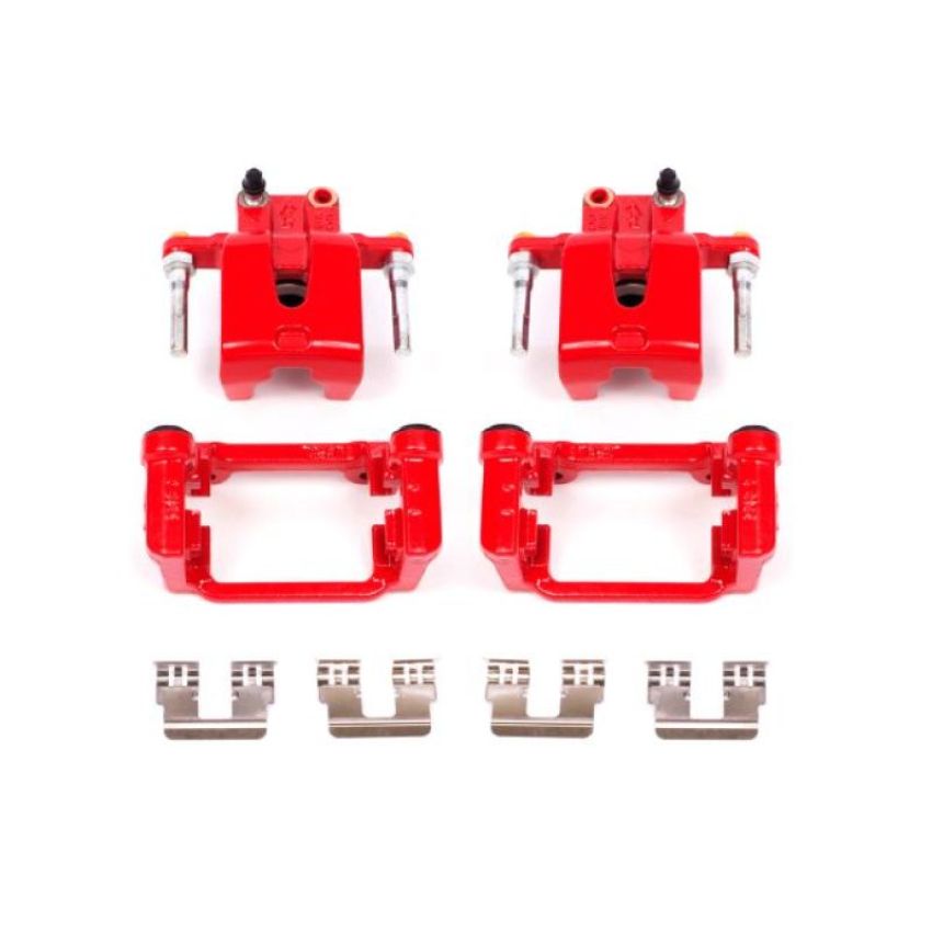 PowerStop S4970 Red Powder Coated Calipers