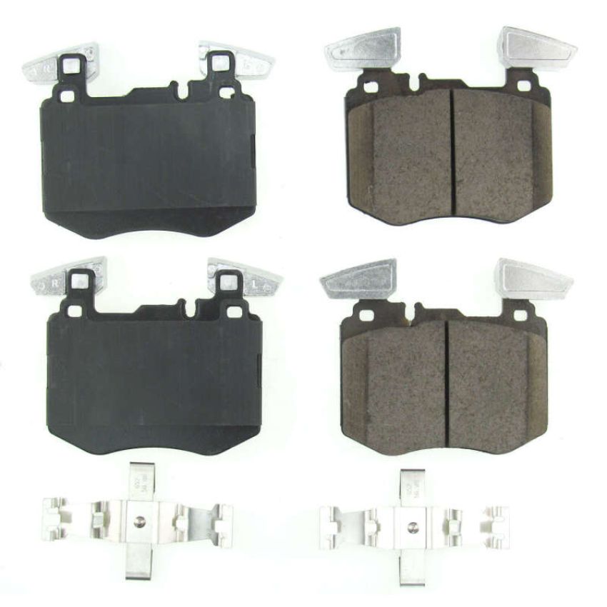 PowerStop 17-2162 PowerStop - Z17 Low-Dust Ceramic Brake Pads with Hardware