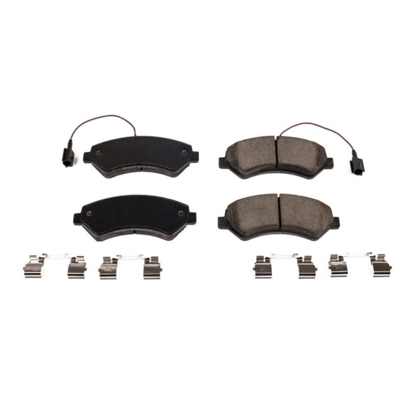 PowerStop 17-1540 PowerStop - Z17 Low-Dust Ceramic Brake Pads with Hardware