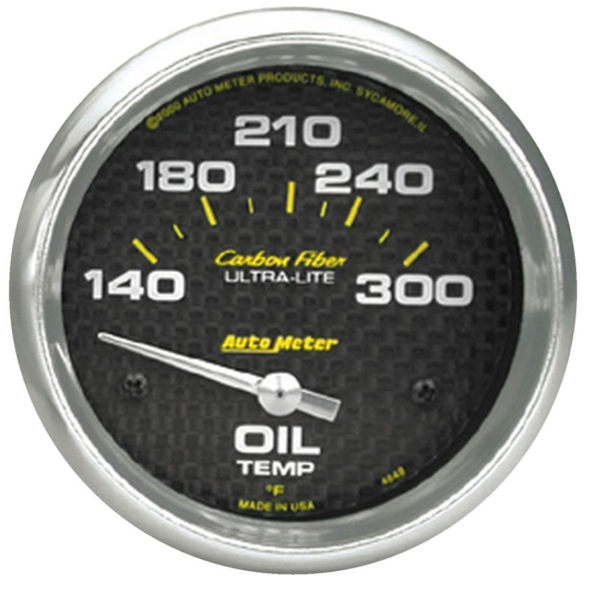 AUTOMETER ATM4848 2-5/8in C/F Oil Temp. Gauge 140-300