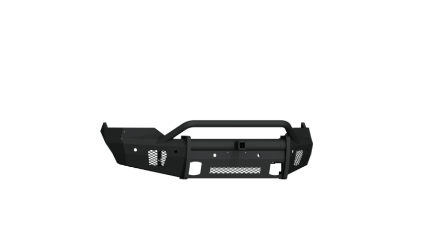Road Armor 4131VF24B 13-18 Ram 1500 Vaquero Front Bumper w/Pre-Runner Guard 2in Receiver - Tex Blk
