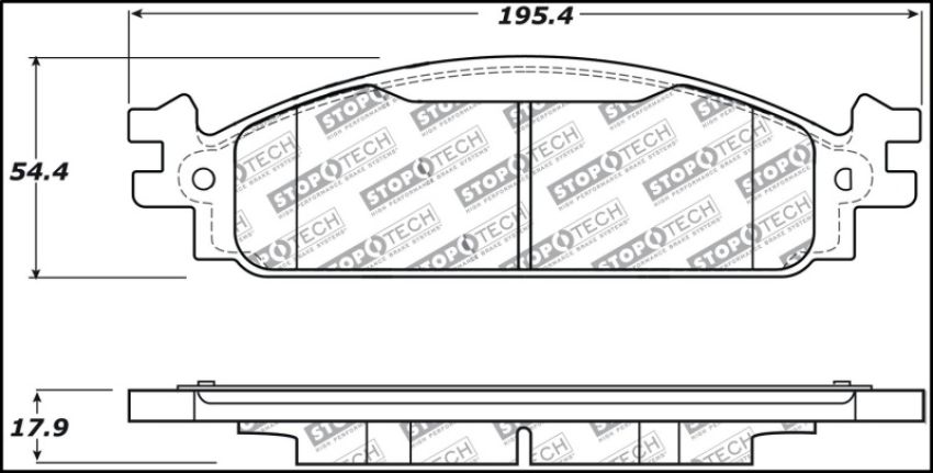 Stoptech 309.13760 Performance Brake Pads