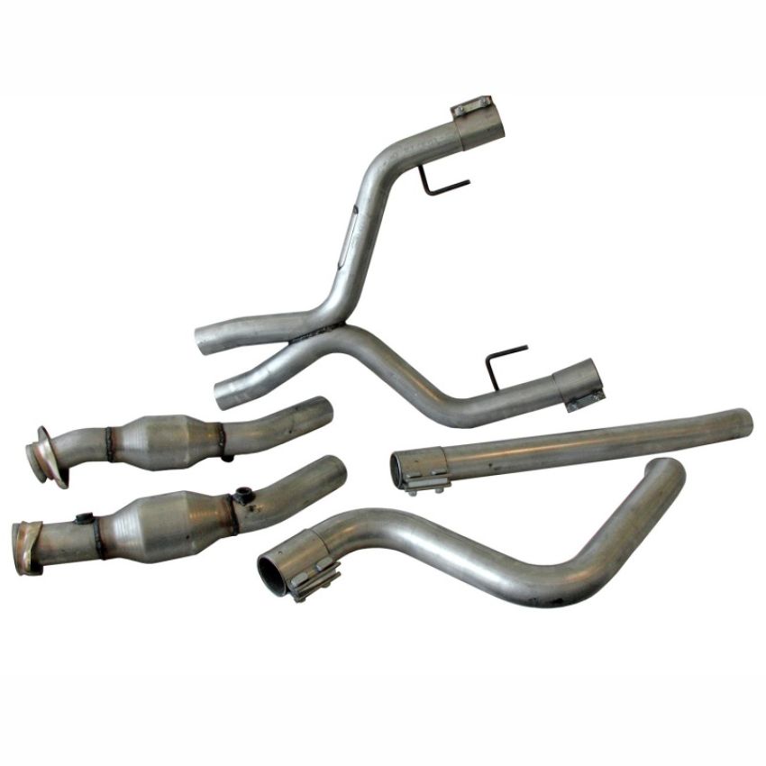 BBK 4011 05-09 Mustang 4.0 V6 True Dual Cat Back Exhaust Conversion Kit With X pipe
