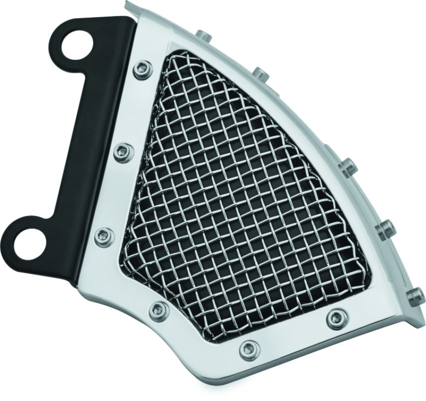 Kuryakyn 6540 Mesh Front Caliper Covers Chrome