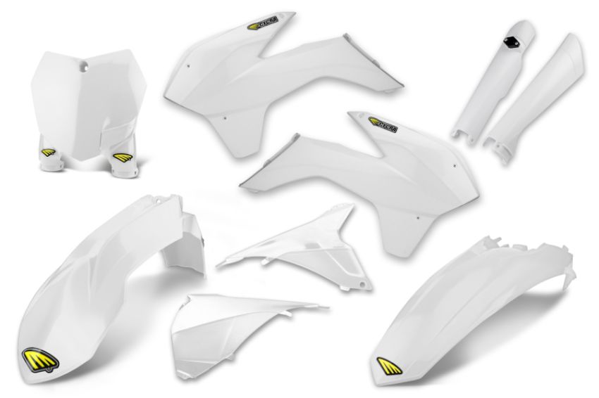 Cycra 1CYC-9310-42 13-16 KTM 150-450 SX/XC/SX-F/XC-F Powerflow Body Kit White