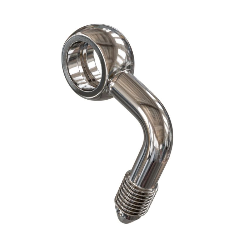 Goodridge PB599S-03C 90 Deg Side Banjo Adaptor for 3/8 or M10 Bolt