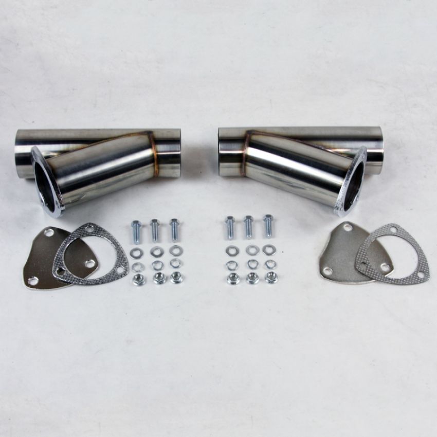 Granatelli Motor Sports 306530D Manual Exhaust Cutouts - Stainless Steel - Weld In