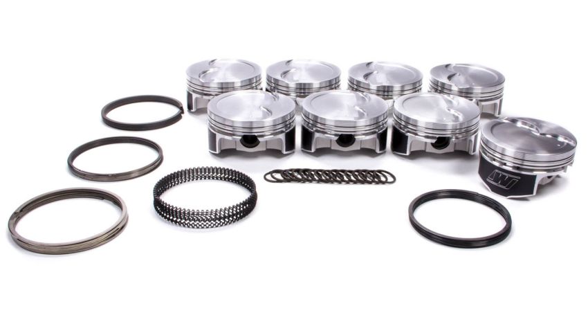 Wiseco K444X7 Piston Set, Chevrolet, LS, 4.070 in. Bore, Professional, Set of 8