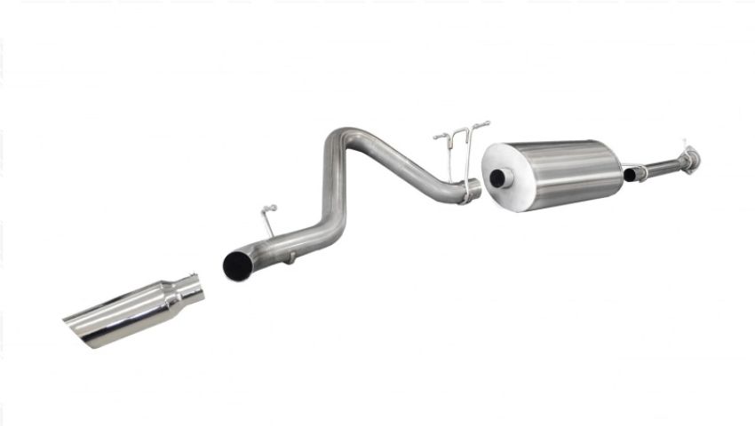 CORSA Performance 24796 Corsa 11 -12 Chevrolet Silverado Ext. Cab/Long Bed 2500 6.0L V8 Polished Sport Cat-Back Ex