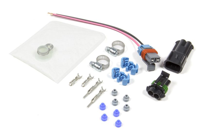 Walbro Universal Installation Kit: Fuel Filter and Wiring Harness for F90000267 E85 Pump