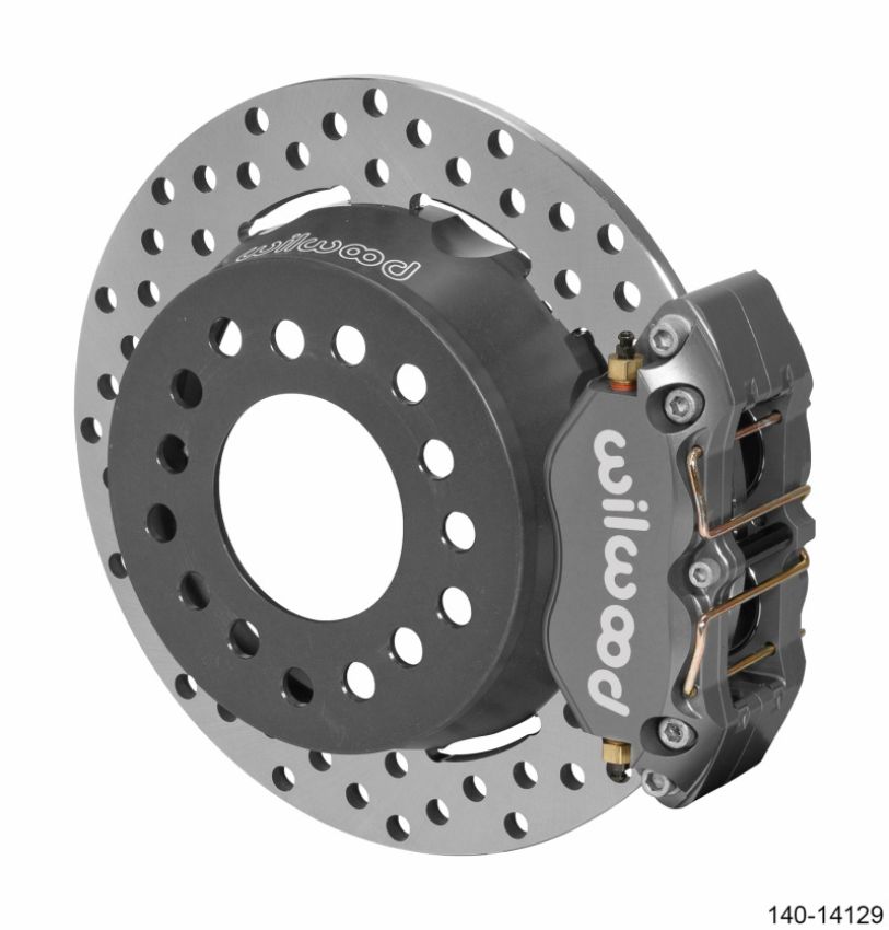 Wilwood 140-14129-D Dynapro Lug Mount Rear Dynamic Kit SA Drilled Big Ford New Style 2.50in Offset