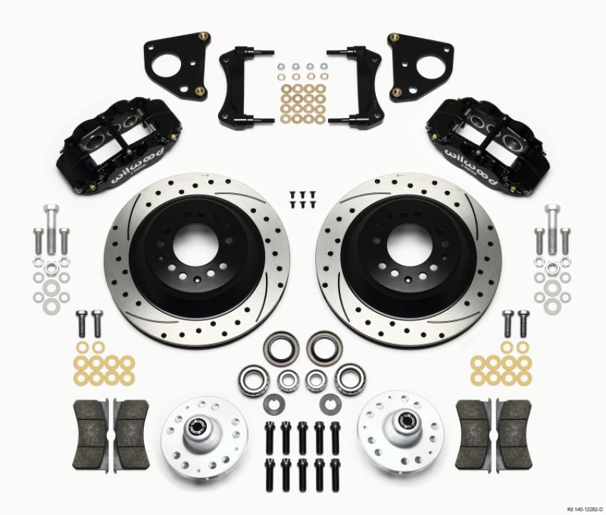 Wilwood 140-12282-D Narrow Superlite 6R Front Hub & 1PC Rtr Kit 12.88in Dril 62-72 CDP B & E Body-Drum