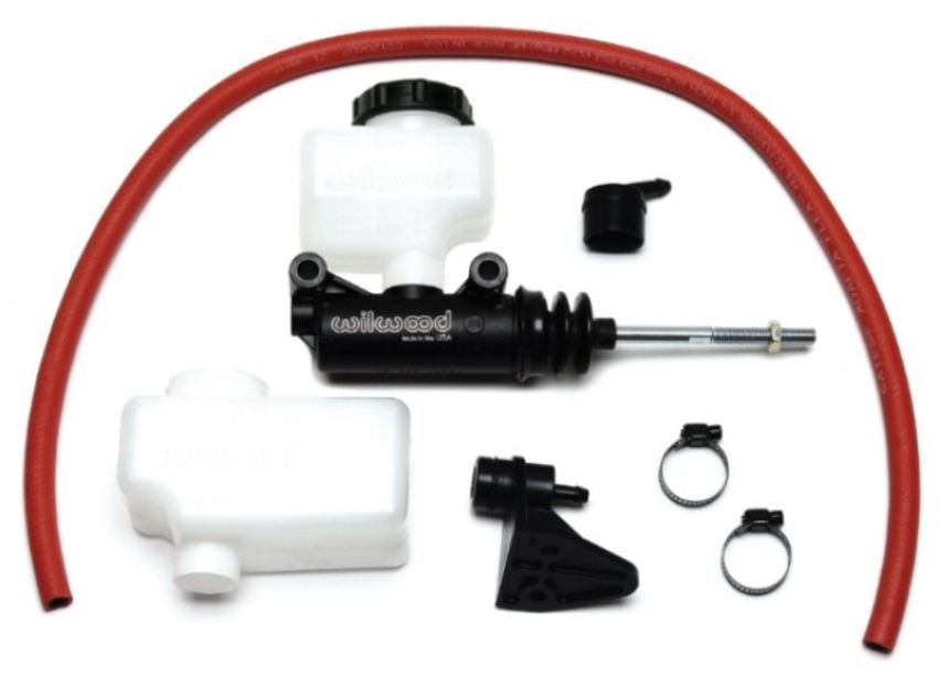 Wilwood 260-13625 Short Remote Side Mount M/C Kit 1in Bore 3/8in-24 Banjo Outlet