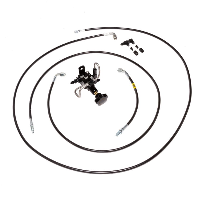 Chase Bays CB-H-8891BBE 90-93 Acura Integra Single Piston Brake Booster Delete Brake Line Relocation