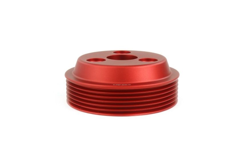 Perrin 2015 Subaru WRX Lightweight Water Pump Pulley - Red