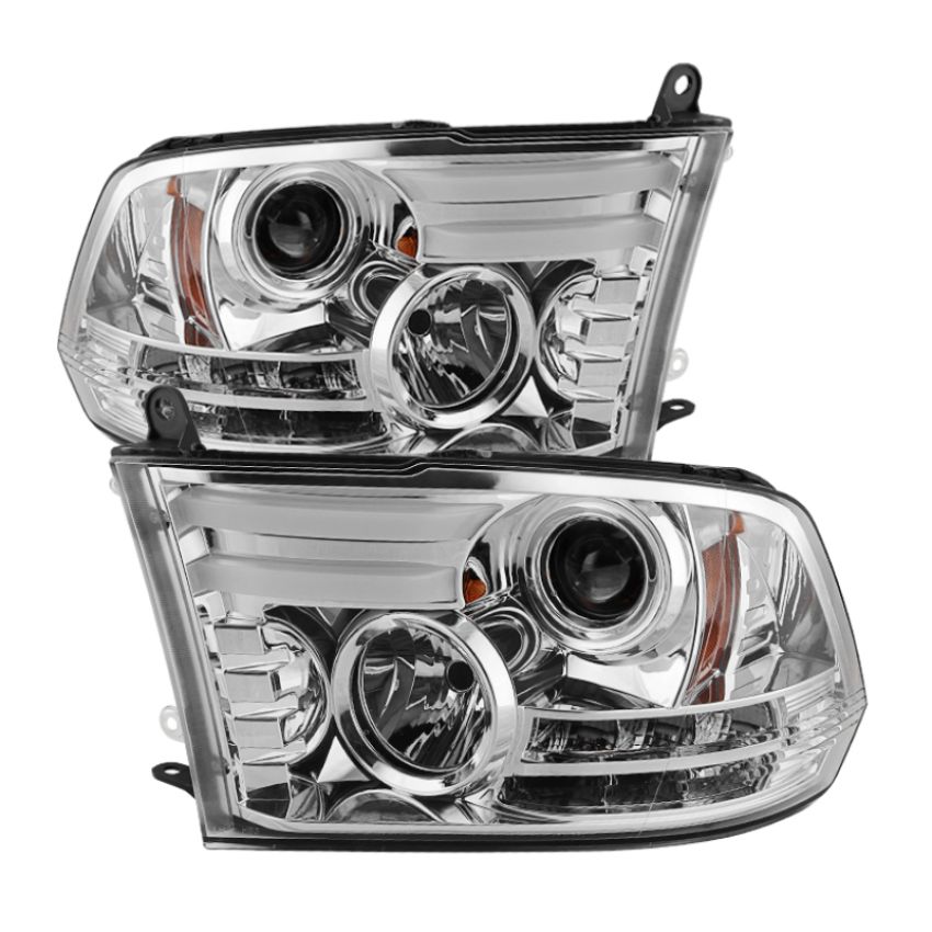 SPYDER 5080905 Projector Headlights - Light Bar DRL - Chrome