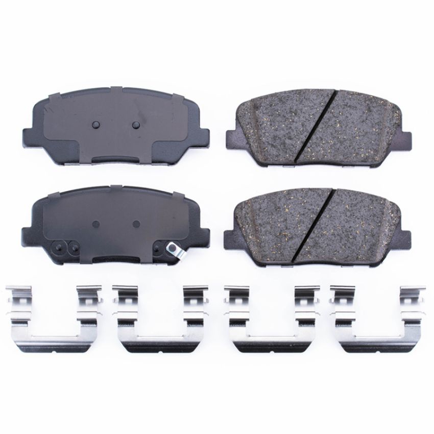 PowerStop 17-1413 PowerStop - Z17 Low-Dust Ceramic Brake Pads with Hardware