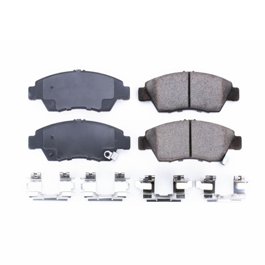 PowerStop 17-621 PowerStop - Z17 Low-Dust Ceramic Brake Pads with Hardware