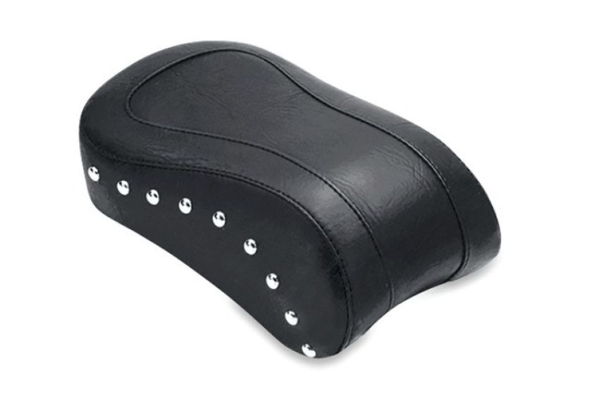 Mustang Motorcycle 75085 Mustang 84-06 Harley Standard Rear Tire Standard Touring Passenger Seat w/Studs - Black