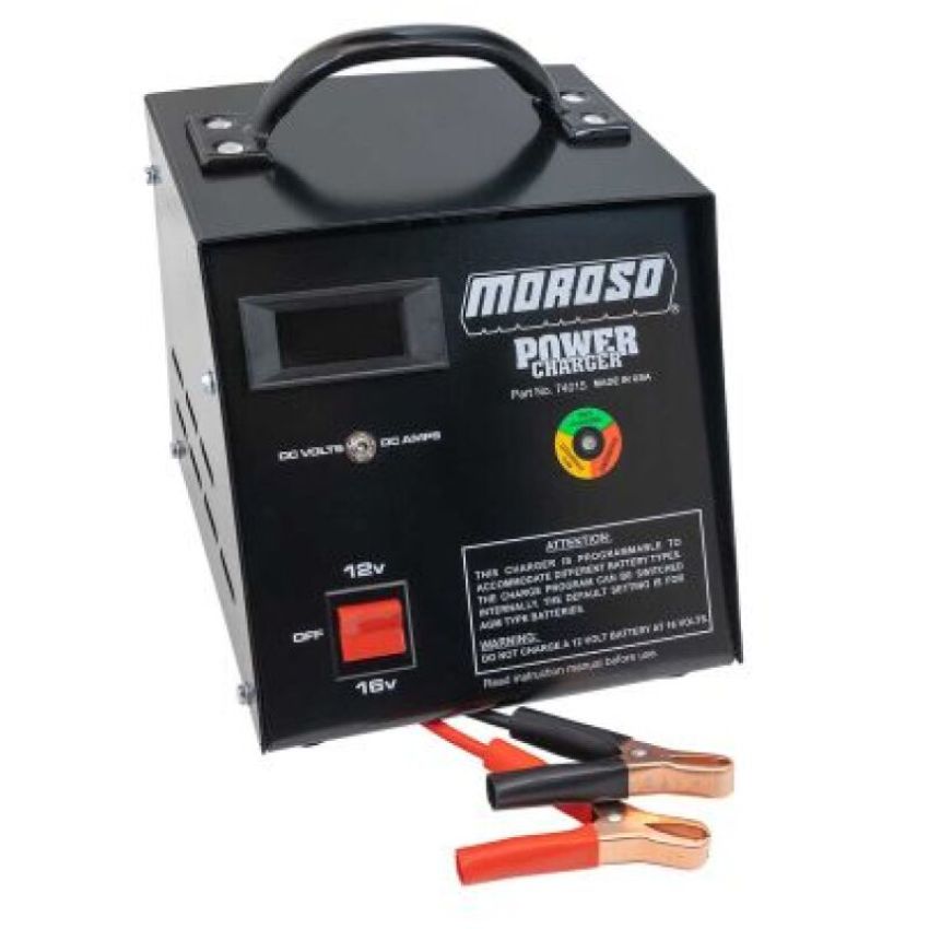 Moroso 74015 12V/16V 25 AMP Battery Charger