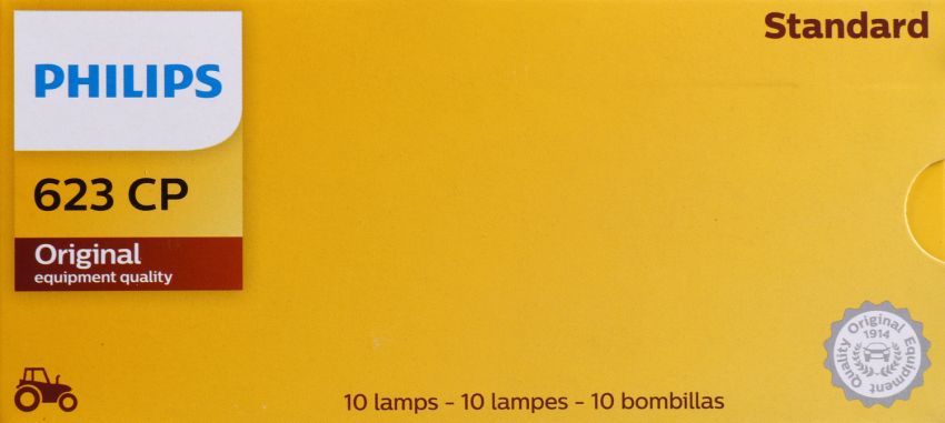 Philips 623CP Philips Standard Miniature 623 Pack of 10