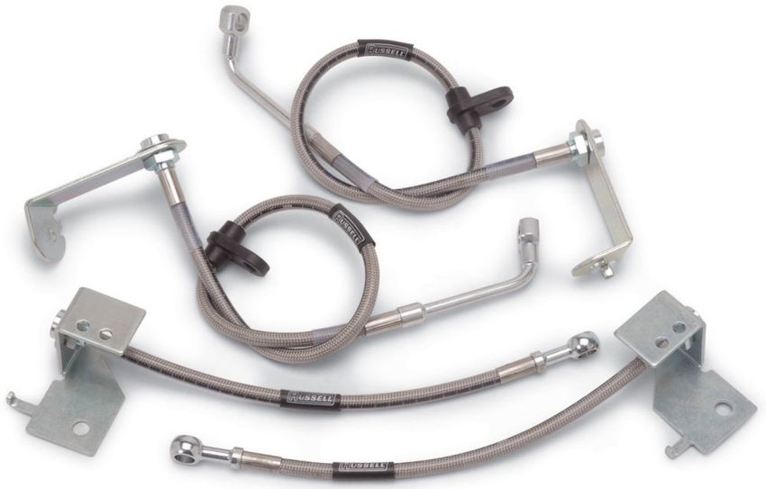 RUSSELL RUS693380 Brake Hose Kit 05-12 Mustang w/ ABS